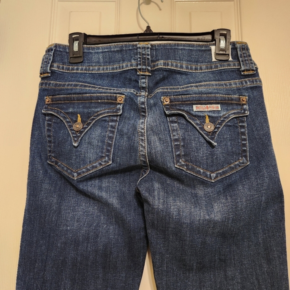 🔥Hudson Jeans Midrise Signature Bootcut Jeans Size 28 with 34" inseam EUC - Picture 8 of 11